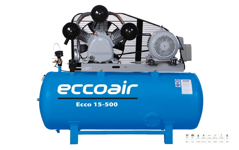 Eccoair Pistonlu Kompresör ECCO 15-500